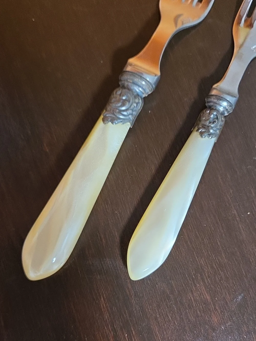 SCOF France Pompadour Pattern Luxury Cutlery Dinner Fork & Salad Fork
